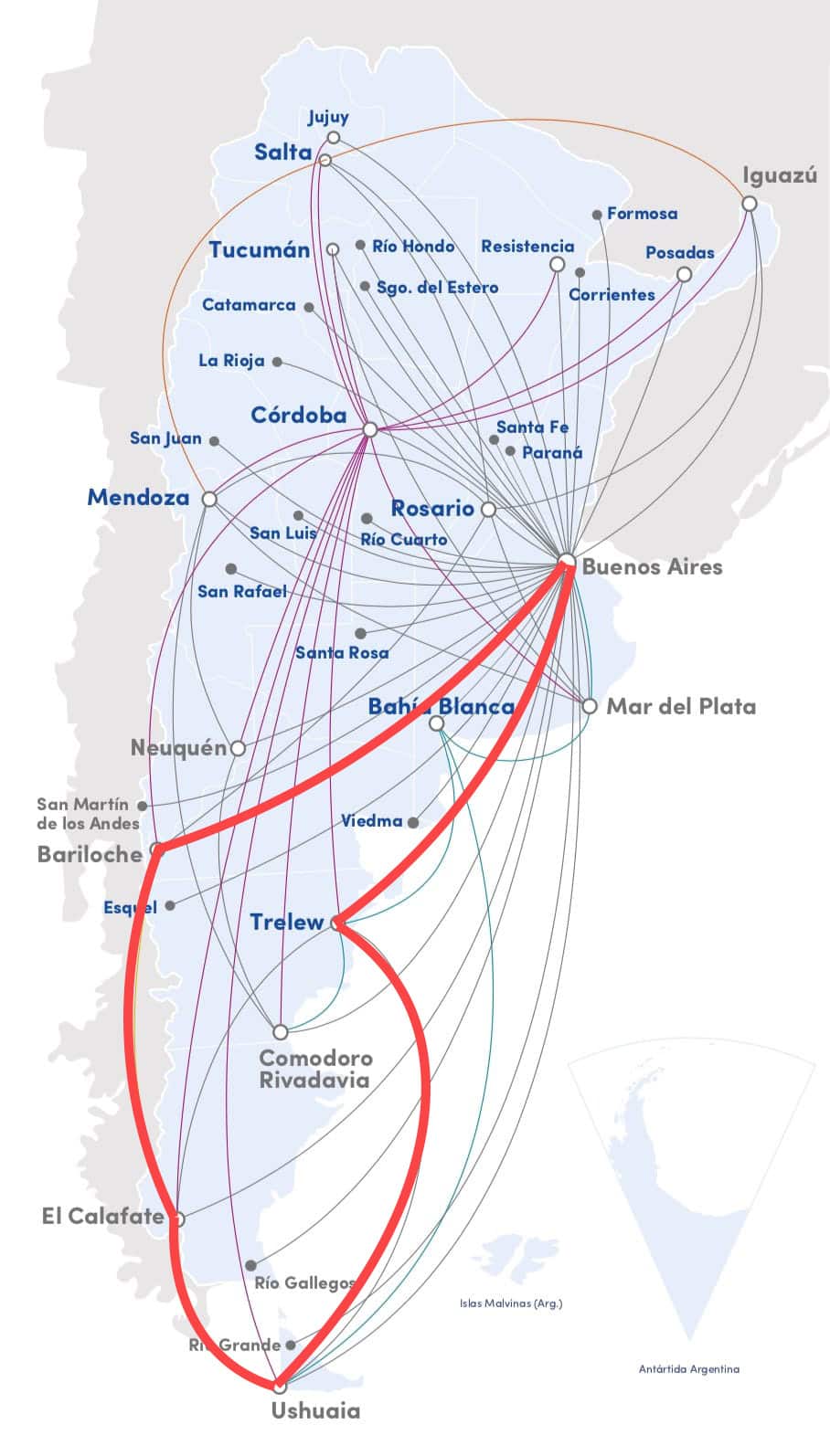 Patagonia Flights in Argentina
